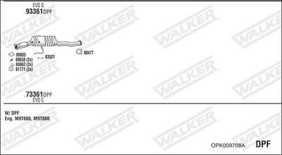 ABGASANLAGE WALKER OPK009708A