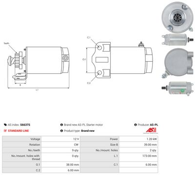 STARTER AS-PL S6637S 4
