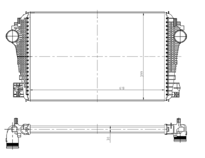 Интеркулер WILMINK GROUP WG2158718 для VW AMAROK