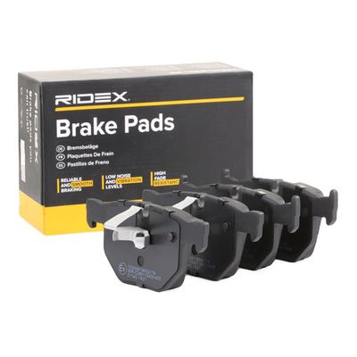 комплект спирачно феродо, дискови спирачки RIDEX 402B0557