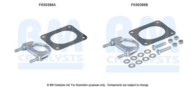 Zestaw montażowy, rura wydechowa BM CATALYSTS FK50386