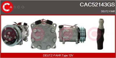 CASCO Compressor, airconditioning Genuine (CAC52143GS)