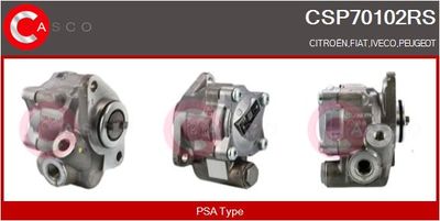CASCO CSP70102RS Насос гідропідсилювача керма для FIAT (Фиат)