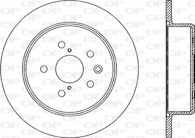 OPEN PARTS BDR2020.10 Тормозные диски  для TOYOTA VEROSSA (Тойота Веросса)