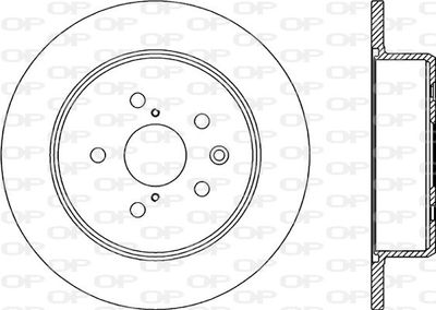 Тормозной диск OPEN PARTS BDR2020.10 для TOYOTA ALTEZZA
