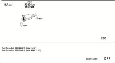 SISTEM DE ESAPAMENT WALKER CIK015915