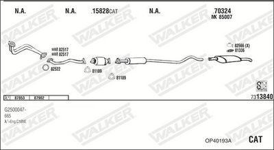 Изпускателна система WALKER OP40193A
