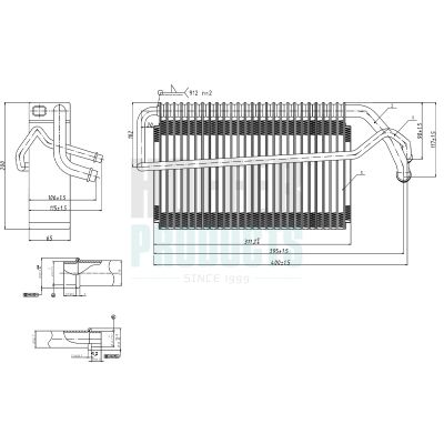 изпарител, климатична система HOFFER 997039