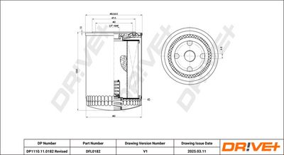 ÖLFILTER DR!VE+ DP1110110182 0