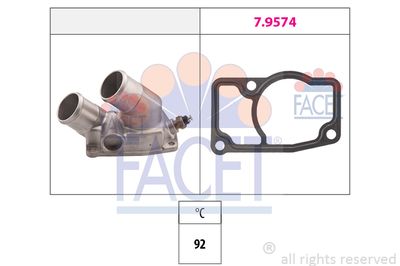 Термостат, охлаждающая жидкость FACET 7.8345 для OPEL SINTRA