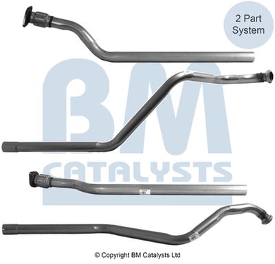 Exhaust Pipe BM Catalysts BM50028