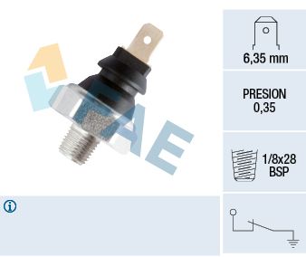 FAE 11610 Датчик давления масла  для SUBARU  (Субару Жуст)