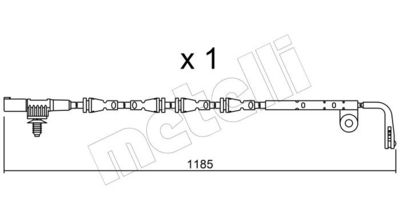 WARNKONTAKT BREMSBELAGVERSCHLEIß