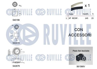 SET POMPA APA + CUREA DINTATA RUVILLE 5503762 1