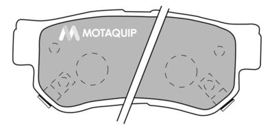 MOTAQUIP LVXL1049 Тормозные колодки и сигнализаторы  для HYUNDAI HIGHWAY (Хендай Хигхwа)