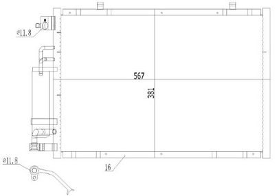 KONDENSATOR KLIMAANLAGE
