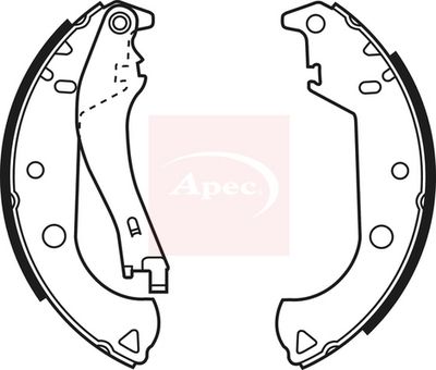 APEC Brake Shoe Set SHU642