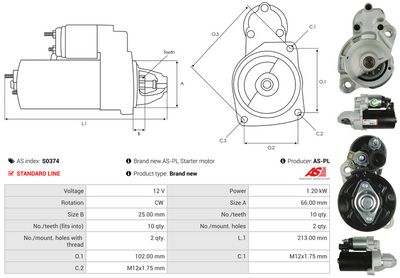 STARTER AS-PL S0374 4