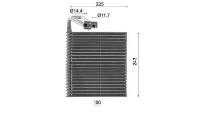 VERDAMPFER KLIMAANLAGE MAHLE AE219000S 9