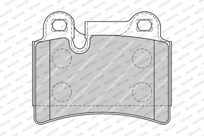 Remblokken set Achter , past: VW TOUAREG 3.0D-6.0 10.02-05.10