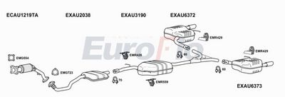 Układ wydechowy EUROFLO AUA5181004