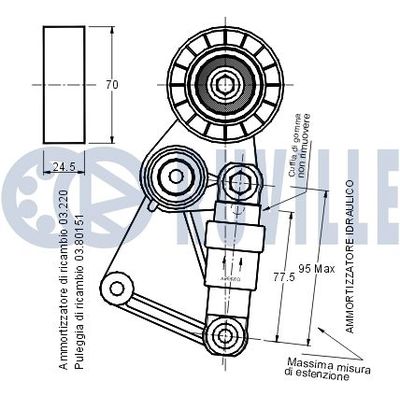 INTINZATOR CUREA CUREA DISTRIBUTIE RUVILLE 540609 1