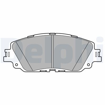 Brake Pad Set, disc brake LP3596