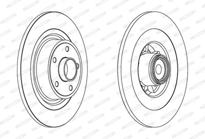 Brake Disc DDF1654-1