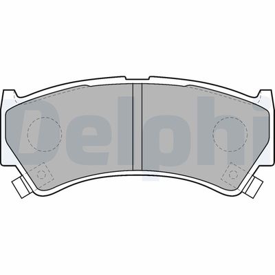 Комплект тормозных колодок, дисковый тормоз LP1548