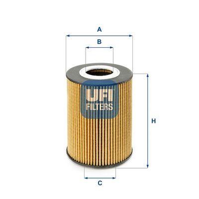 UFI 25.210.00 Масляный фильтр  для PORSCHE CAYENNE (Порш Каенне)