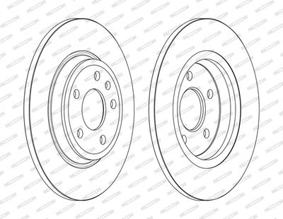 BREMSSCHEIBE FERODO DDF2599C 1