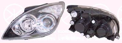 KLOKKERHOLM 31350143 Основная фара  для HYUNDAI i30 (Хендай И30)