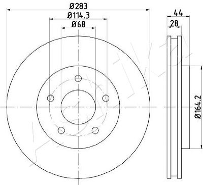 Brake Disc 60-01-182C