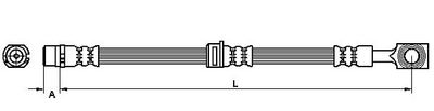спирачен маркуч METZGER AUTOTEILE 4110314