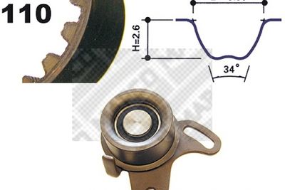 73538 MAPCO Комплект ремня ГРМ