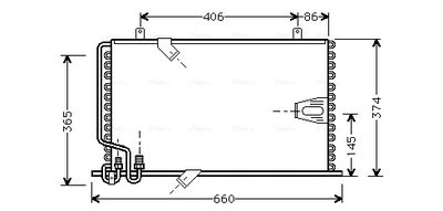 CONDENSATOR CLIMATIZARE AVA QUALITY COOLING BW5184