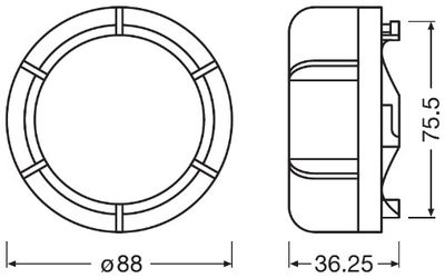 KAPPE HAUPTSCHEINWERFER ams-OSRAM LEDCAP01 2