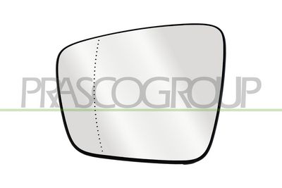 стъкло на огледало, външно огледало PRASCO ME7527514