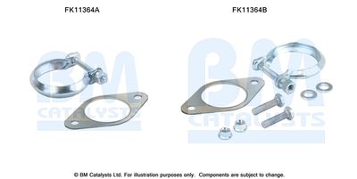 Montážní sada, filtr pevných částic BM CATALYSTS FK11364