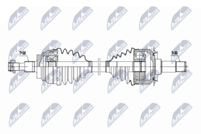 Wał napędowy NTY NPW-ME-229