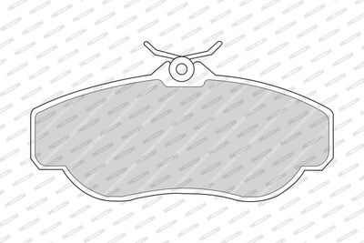 BREMSBELAGSATZ SCHEIBENBREMSE FERODO FDB980 1