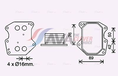 RADIATOR ULEI ULEI MOTOR AVA Clever Choice PE3400