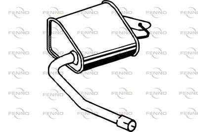 FENNO P2448 Глушитель выхлопных газов для FORD MONDEO III седан (B4Y) 3.0 V6 24V FENNO P2448 Глушитель выхлопных газов для FORD MONDEO III седан (B4Y) 3.0 V6 24V