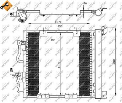 Condenser, air conditioning 35598