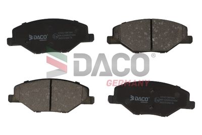 Комплект тормозных колодок, дисковый тормоз DACO Germany 323302 для SKODA FABIA