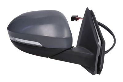 Zijspiegel Rechts (elektrisch, in reliëf, met verwarming, assistent rijstrookverandering, under-coated, met geheugen, elektrisch opklapbaar, met indicator) past: VW TAIGO 07.21-