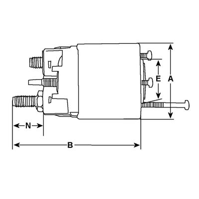 Elektromagnetický spínač, startér HC-Cargo F 032 235 496