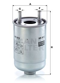 MANN-FILTER WK 9012 x Топливный фильтр  для RENAULT FLUENCE (Рено Флуенке)