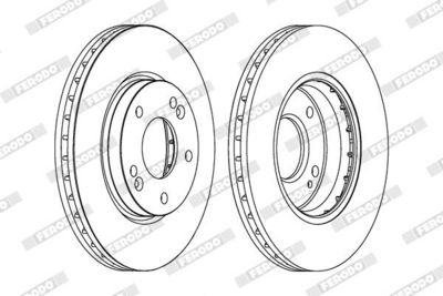 BREMSSCHEIBE FERODO DDF1239 1