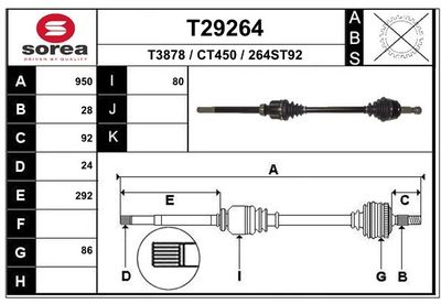 ANTRIEBSWELLE EAI T29264